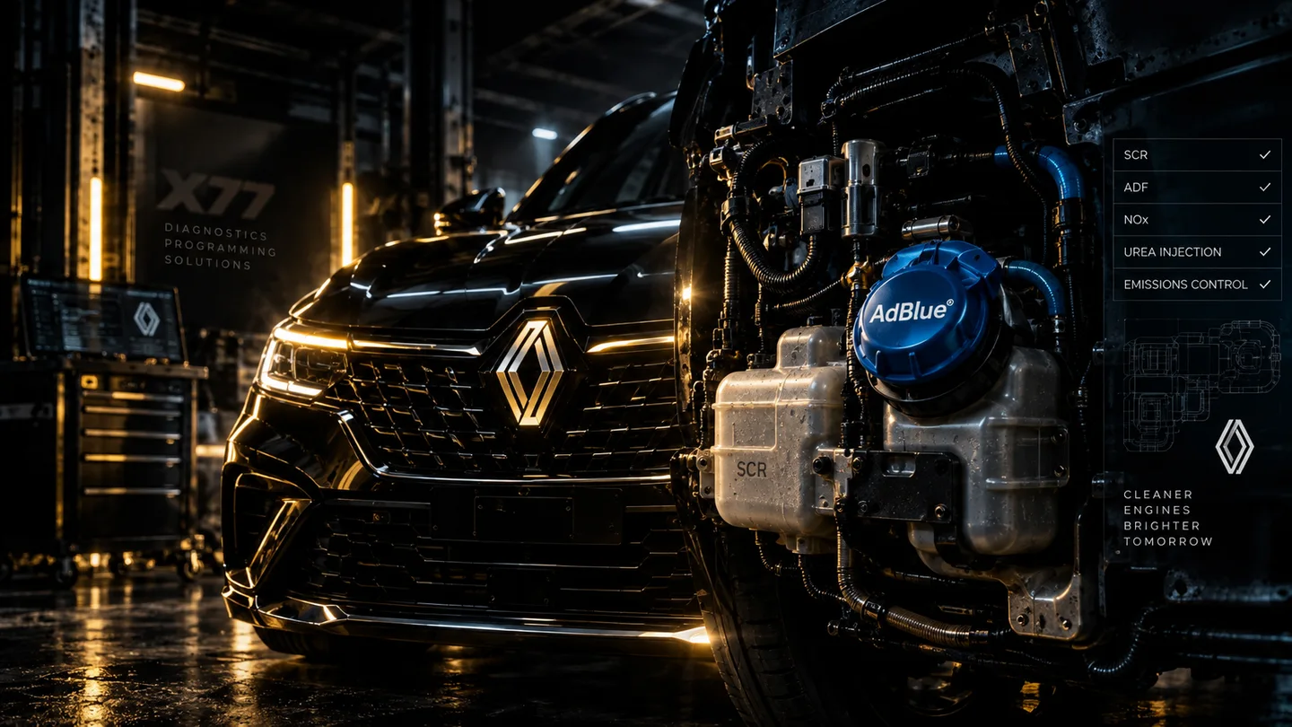 Diagnostyka układu SCR / AdBlue w pojazdach Renault i Dacia